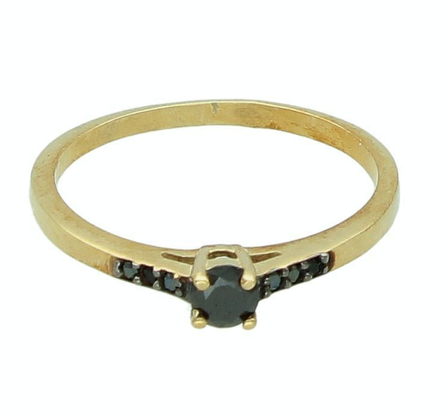 Złoty pierścionek damski 375 czarne cyrkonie PI 2616A 375.jpg